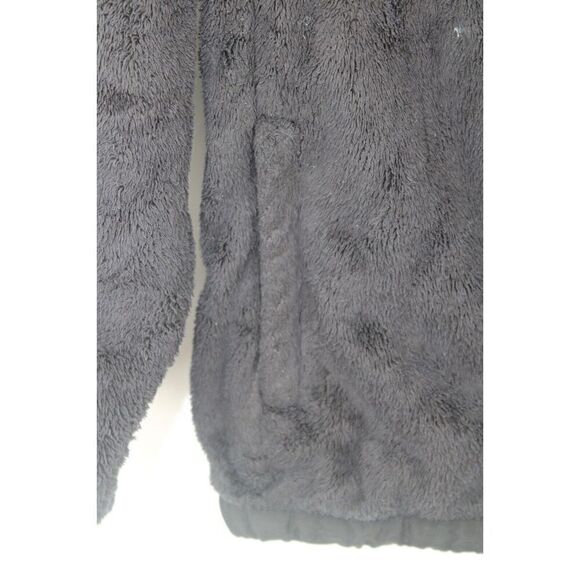 The North Face black jacket Girls size 7/8 Fuzzy - Picture 3 of 10